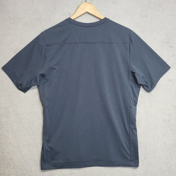 Arc'teryx Remige Shirt Men’s Small Blue Short Sleeve Performance V-Neck Casual - Picture 3 of 9